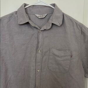 VINTAGE  Re-mastered Light Gray Button-Up Shirt